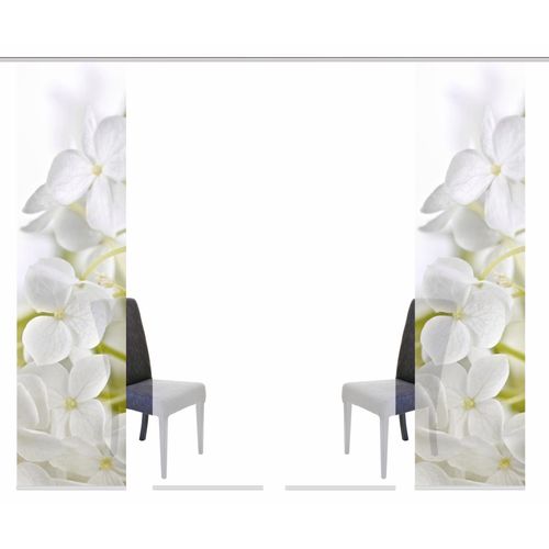 4056751137270 - Schiebegardine HOME WOHNIDEEN PADUA weiß B60cm H245cm Polyester Gardinen HxB 245x60 inkl Befestigungszubehör
