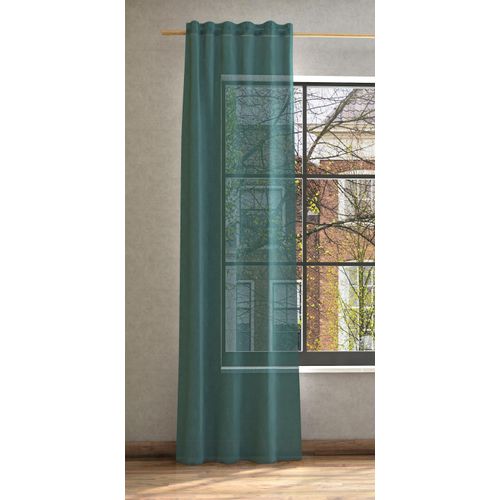 4006470485350 - Vorhang NEUTEX FOR YOU Mara-ECO Gr 1 grün (smaragd) B144cm H245cm Jacquard Polyester Gardinen Nachhaltig