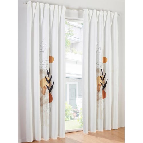 6933897920479 - Vorhang HEINE HOME Gr 2 weiß (sanftes weiß) B135cm H175cm Polyester Gardinen