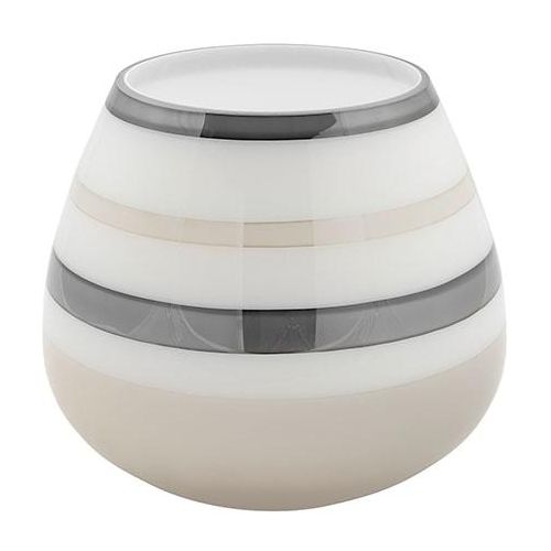 4042911153457 - Tischvase FINK LAPAZ Vasen Gr H 19 cm Ø 218 cm beige (weiß beige silberfarben) Blumenvasen aus Opalglas mit Streifendekor 4042911153457 - Tischvase FINK LAPAZ Vasen Gr H 19 cm Ø 218 cm beige (weiß beige silberfarben) Blumenvasen aus Opalglas mit Streifendekor