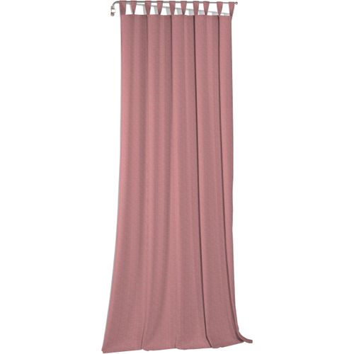 4004567425845 - Vorhang WIRTH Sunday Gardinen Gr 335 cm Schlaufen 142 cm rot Schlaufen nach Maß