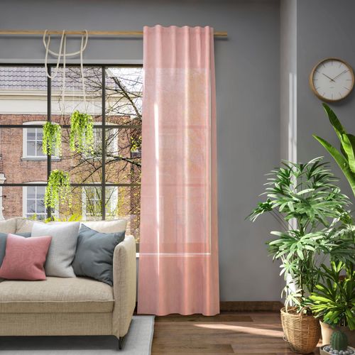 4006470526589 - Vorhang NEUTEX FOR YOU Libre-ECO Gardinen Gr 290 cm Multifunktionsband 142 cm orange (koralle) Schlafzimmergardinen Nachhaltig nach Maß 4006470526589 - Vorhang NEUTEX FOR YOU Libre-ECO Gardinen Gr 290 cm Multifunktionsband 142 cm orange (koralle) Schlafzimmergardinen Nachhaltig nach Maß