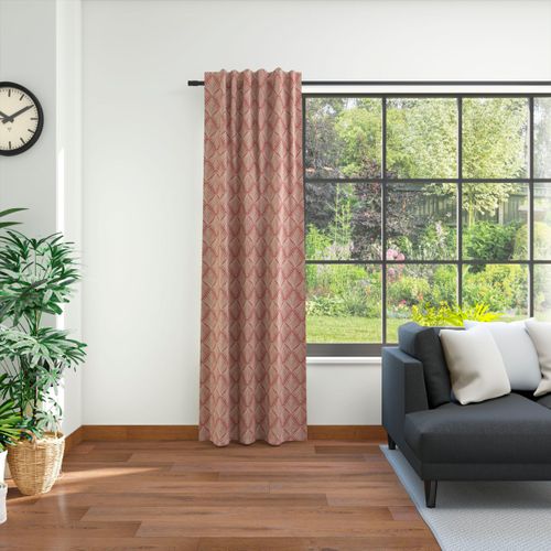 4006470495229 - Vorhang NEUTEX FOR YOU Como Gardinen Gr 245 cm Multifunktionsband 146 cm rot (ziegel) Schlafzimmergardinen moderne Klassik