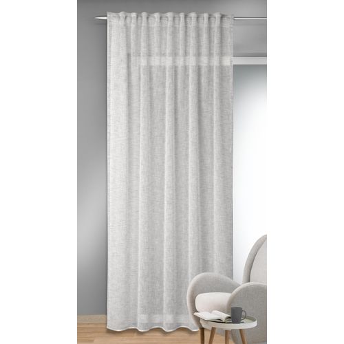 4005241863045 - Gardine Maja Gr 1 silber (silberfarben) B135cm H245cm Polyester Gardinen Fertigschal