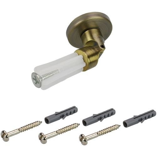 4016318286803 - Träger LIEDECO gold (messingfarben antik) Ø16cm Gardinenstangenhalterungen für Gardinenstangen Ø 16 mm