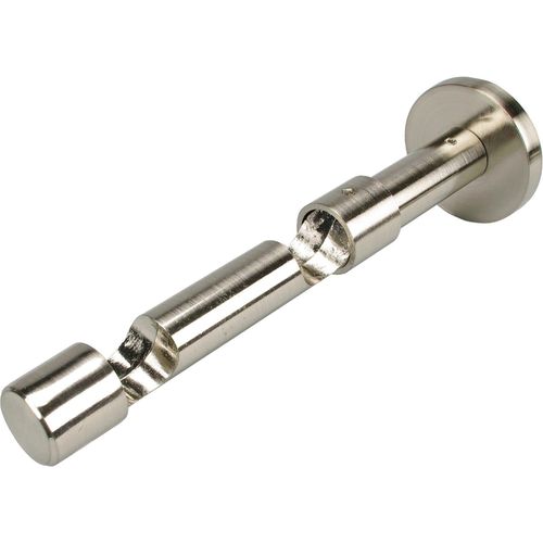 4016318015731 - Gardinenstangenhalter Doppelträger Schraubkappenträger 2-läufig France - 1 Stück Gardinenstangenhalterungen Gr Länge 175 cm silberfarben (edelstahlfarben) Gardinenstangenhalter Gardinenstangenhalterungen Halter Träger für Stangen Rohre 20 mm