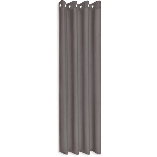 4007863545965 - Vorhang Ilia Gr 1 grau B140cm H235cm Wirkware Polyester Gardinen HxB 235x140 klasischer Uni Ösenschal