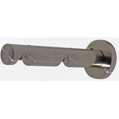 4004339440083 - Träger INDEKO silber (edelstahlfarben) Ø16cm Gardinenstangenhalterungen ø 16 mm für Innenlaufsysteme