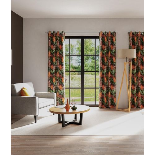 4043343679102 - Vorhang Ember Gr 1 schwarz B135cm H245cm Obermaterial 92% Polyester 8% Leinen Gardinen Fertigschal