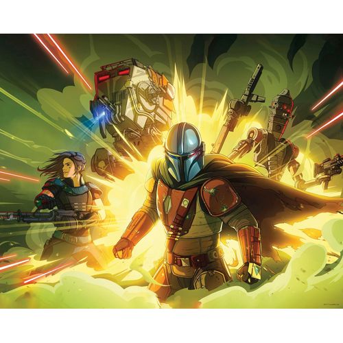 4055065190445 - Bild KOMAR Mandalorian Fireteam bunt (farbe bild(er) bunt) B50cm H40cm Papier Holz Bilder Wandbild zur Dekoration im Kinderzimmer - ohne Rahmen