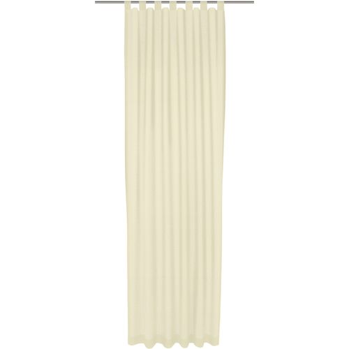 4004567428068 - Vorhang WIRTH Sunday beige (creme) Gardinen 395cm Schlaufen 142cm Baumwolle Polyester nach Maß B142cm H395cm