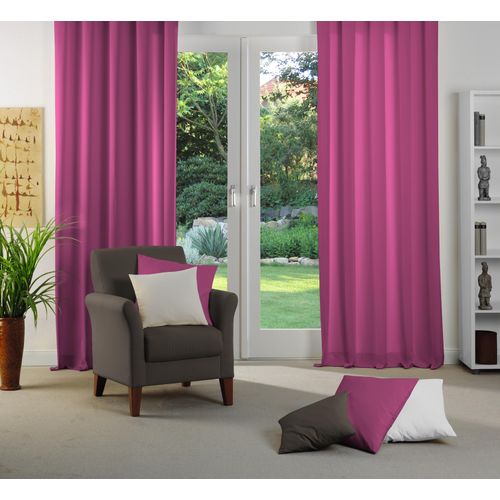 4004567420925 - Vorhang WIRTH Dim out Gardinen Gr 275 cm Multifunktionsband 142 cm pink Schlafzimmergardinen nach Maß