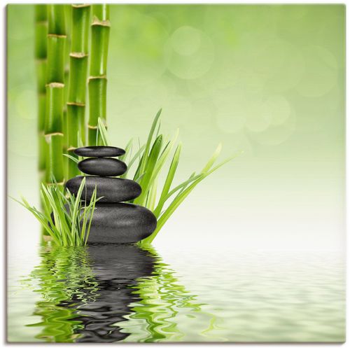 4062144003640 - Wandbild ARTLAND Spa Steine Bilder Gr B H 70 cm x 70 cm Leinwandbild Spa 1 St grün Bild Metallbild Metallbilder Bilder als Alubild Leinwandbild Wandaufkleber oder Poster in versch Größen 4062144003640 - Wandbild ARTLAND Spa Steine Bilder Gr B H 70 cm x 70 cm Leinwandbild Spa 1 St grün Bild Metallbild Metallbilder Bilder als Alubild Leinwandbild Wandaufkleber oder Poster in versch Größen
