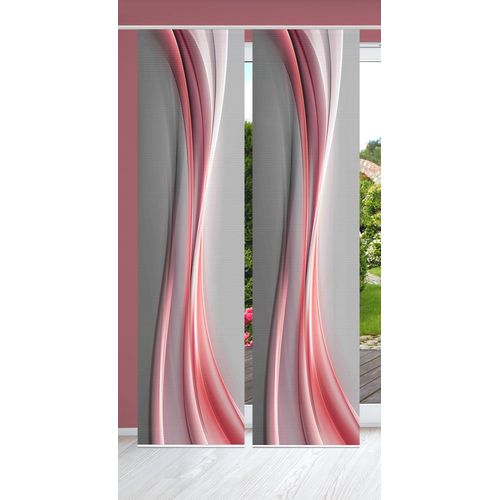 4056751444897 - Schiebegardine HOME IN GREEN ELANIA Gr 1 rot B60cm H245cm Polyester Gardinen SET DIGITALDRUCKBAMBUSOPTIK RECYCELT 4056751444897 - Schiebegardine HOME IN GREEN ELANIA Gr 1 rot B60cm H245cm Polyester Gardinen SET DIGITALDRUCKBAMBUSOPTIK RECYCELT