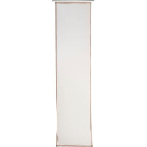 4021626244025 - Schiebegardine GÖZZE Sambia Schiebevorhang Gr 1 braun (nougat) B60cm H245cm Voile Polyester Gardinen HxB 245x60 Voilé Uni inklusive Montagezubehör