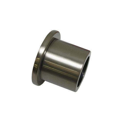 5050685111602 - Wandbefestigung Nischenträger für Gardinenstangen Gr 1 silber (edelstahlfarben) B2cm L4cm Gardinenstangenhalterungen Serie Einzelprogramm Chicago Ø 20 mm