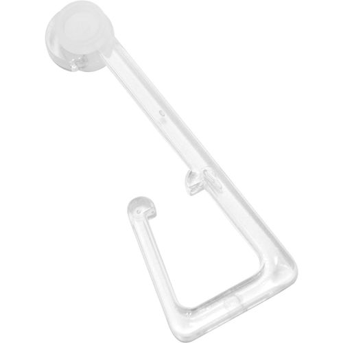4003018343172 - Gardinenhaken Haken für Stoffösen Gr 1 transparent 10 Kunststoff Gardinenbefestigungen Serie Stoffösen