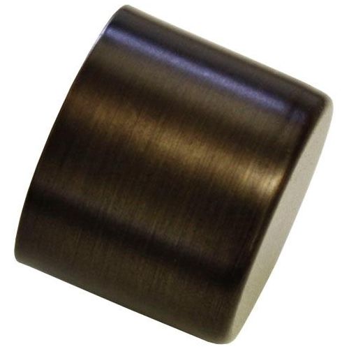 4003018290230 - Gardinenstangen-Endstück Endkappe braun (bronzefarben) 2 Stk Gardinenstangenendstücke Serie Einzelprogramm Chicago Ø 20 mm