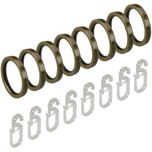 4016318280177 - Gardinenring LIEDECO grau (messingfarben) Ø16cm Materialmix Gardinenbefestigungen für Gardinenstangen Ø 16 mm 4016318280177 - Gardinenring LIEDECO grau (messingfarben) Ø16cm Materialmix Gardinenbefestigungen für Gardinenstangen Ø 16 mm