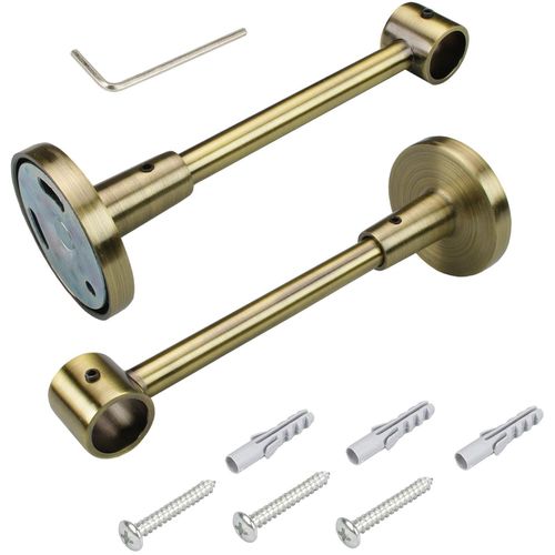 4016318201677 - Träger Gr 1 gold (messingfarben antik) Ø16cm Gardinenstangenhalterungen für Gardinenstangen Ø 16 mm