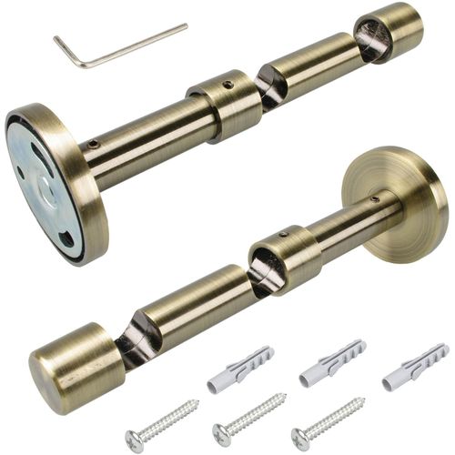 4016318016516 - Doppelträger Gardinenstangenhalterungen Gr Ø 16 cm goldfarben (messingfarben antik) Gardinenstangenhalter Gardinenstangenhalterungen für Gardinenstangen Ø 16 mm 4016318016516 - Doppelträger Gardinenstangenhalterungen Gr Ø 16 cm goldfarben (messingfarben antik) Gardinenstangenhalter Gardinenstangenhalterungen für Gardinenstangen Ø 16 mm