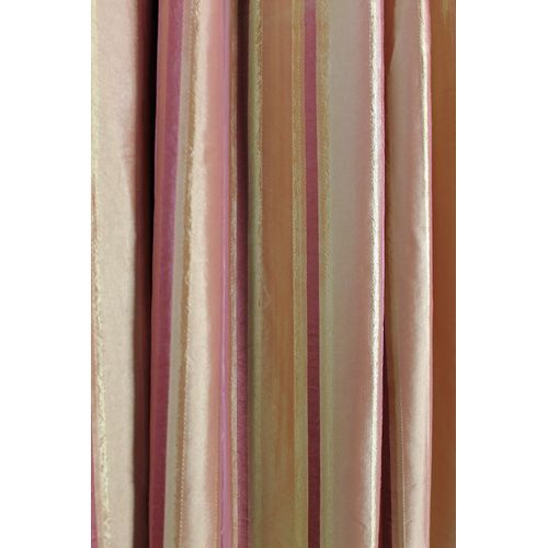 4056837096712 - Gardine HOSSNER - ART OF HOME DECO Caumasee Gardinen Gr 245 cm Schlaufen 140 cm bunt (rot goldfarben) Schlaufen Schlaufenschal im zeitlosen Design