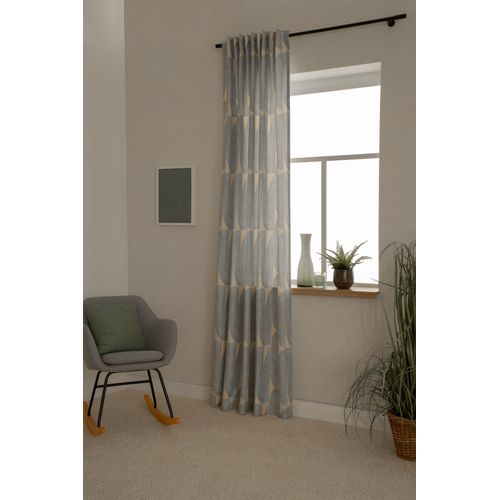 4043343678112 - Vorhang Lyra Gr 1 grau B140cm H245cm Obermaterial 100% Polyester Gardinen Fertigschal