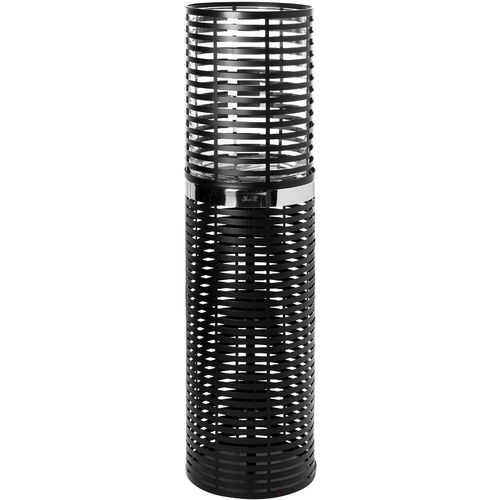 4042911463082 - Windlicht FINK MATERA Kerzenhalter Gr H 80 cm silberfarben (schwarz silberfarben) Laternen Windlichter Windlichtsäule aus Eisen mit Glaszylinder Höhe ca 80 cm 4042911463082 - Windlicht FINK MATERA Kerzenhalter Gr H 80 cm silberfarben (schwarz silberfarben) Laternen Windlichter Windlichtsäule aus Eisen mit Glaszylinder Höhe ca 80 cm