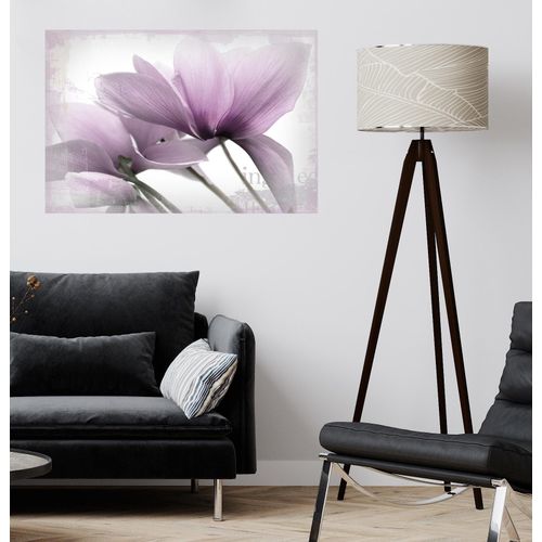 4067437104172 - QUEENCE Wandsticker Dani Wandtattoos Selbstklebend kinderleichte Anbringung Gr B H T 150 cm x 100 cm x 01 cm Blume-Blumen lila Wandtattoos Natur