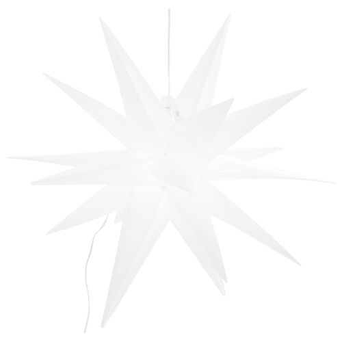 4028998030430 - BONETTI LED Stern Weihnachtsstern 3D Nordlicht Weihnachtsdeko aussen LED fest integriert Farbwechsler RGB Ø 57 cm mit 6-Stunden-Timer und Farbwechsler für den Außenbereich weiß 4028998030430 - BONETTI LED Stern Weihnachtsstern 3D Nordlicht Weihnachtsdeko aussen LED fest integriert Farbwechsler RGB Ø 57 cm mit 6-Stunden-Timer und Farbwechsler für den Außenbereich weiß