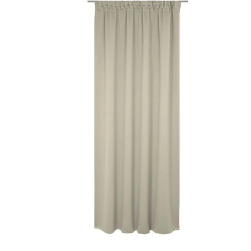 4004567493912 - Vorhang WIRTH Newbury grau (taupe) Gardinen 275cm Multifunktionsband 130cm Baumwolle Polyester nach Maß B130cm H275cm