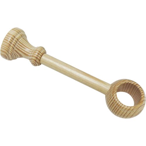 4003018056331 - Gardinenstangenhalter Träger geschlossen für Ø 28 mm Gr 1 beige (kiefer) L17cm Ø28cm Gardinenstangenhalterungen Serie Gardinenstangen-Set Lugano Classic Ø 28 mm