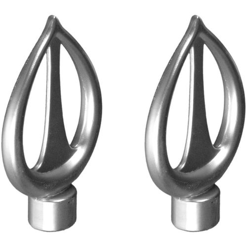 4016318269547 - Gardinenstangen-Endstück Flamme Gardinenstangenendstücke Gr 2 St silberfarben (chromfarben matt) Gardinenstangen-Endstücke Gardinenstangenendstücke für Gardinenstangen Ø 16 mm 4016318269547 - Gardinenstangen-Endstück Flamme Gardinenstangenendstücke Gr 2 St silberfarben (chromfarben matt) Gardinenstangen-Endstücke Gardinenstangenendstücke für Gardinenstangen Ø 16 mm