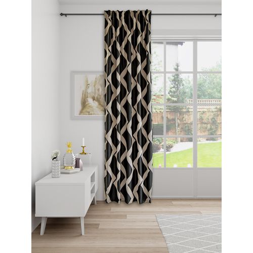 4043343676514 - Vorhang Marla Gr 1 schwarz B140cm H245cm Polyester Gardinen Fertigschal 4043343676514 - Vorhang Marla Gr 1 schwarz B140cm H245cm Polyester Gardinen Fertigschal