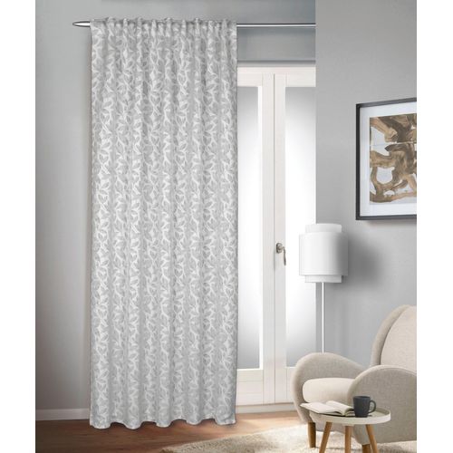4005241864516 - Gardine Ava Gr 1 grau B135cm H245cm Polyester Gardinen Fertigschal