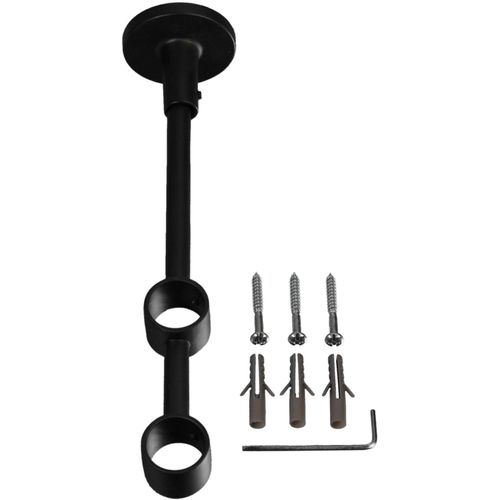 4016318196188 - Doppelträger Gardinenstangenhalterungen Gr Länge 21 cm schwarz Gardinenstangenhalter Gardinenstangenhalterungen für Gardinenstangen Ø 20 mm 4016318196188 - Doppelträger Gardinenstangenhalterungen Gr Länge 21 cm schwarz Gardinenstangenhalter Gardinenstangenhalterungen für Gardinenstangen Ø 20 mm