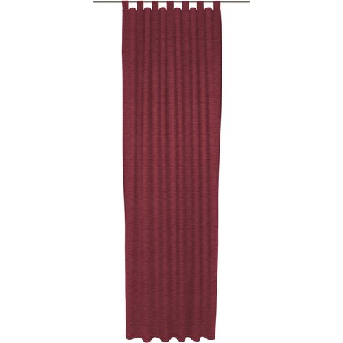 4004567378264 - Vorhang WIRTH Trondheim B Gardinen Gr 275 cm Schlaufen 132 cm rot Schlaufen nach Maß
