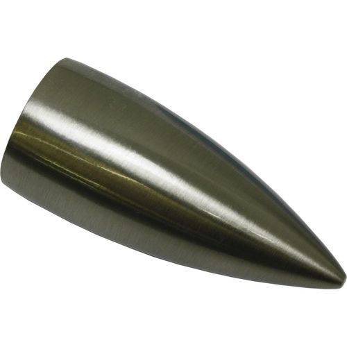 4003018245681 - Gardinenstangen-Endstück Memphis Gardinenstangenendstücke Gr 2 St silberfarben (edelstahlfarben) Gardinenstangen-Endstücke Serie Einzelprogramm Memphis Ø 16 mm