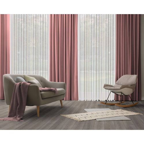 4004567408954 - Vorhang WIRTH Dim out lila (flieder) Gardinen 185cm Multifunktionsband 142cm Polyester nach Maß B142cm H185cm