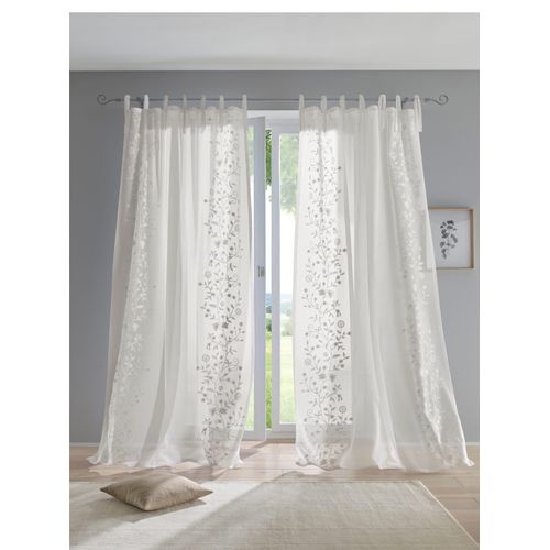 6941446673783 - Gardine HEINE HOME Gr 4 weiß B140cm H245cm Polyester Gardinen