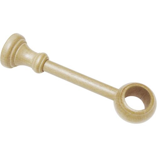 4003018056300 - Gardinenstangenhalter Träger geschlossen für Ø 28 mm Gr 1 beige (natur) L17cm Ø28cm Gardinenstangenhalterungen Serie Gardinenstangen-Set Lugano Classic Ø 28 mm