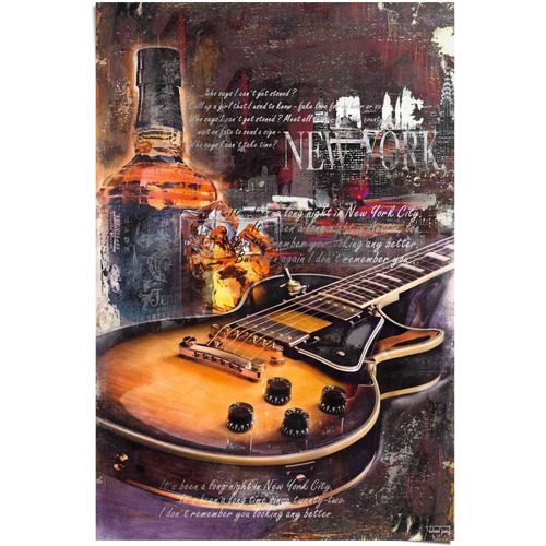 8714597388800 - Poster REINDERS Guitar Blues Night braun (farbe bild(er) braun) B61cm H915cm Papier Bilder