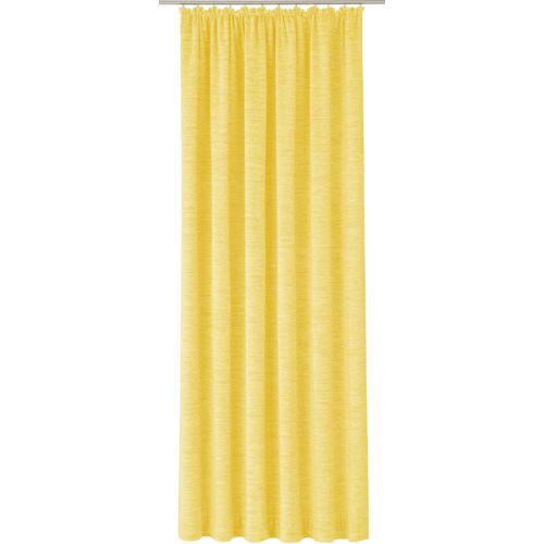 4004567381660 - Vorhang WIRTH Trondheim 328 g m² gelb (gelb wohnzimmer) B132cm H165cm Chenille Produkt erfüllt die Vorgaben zum Brennverhalten für Frankreich Polyacryl Gardinen nach Maß