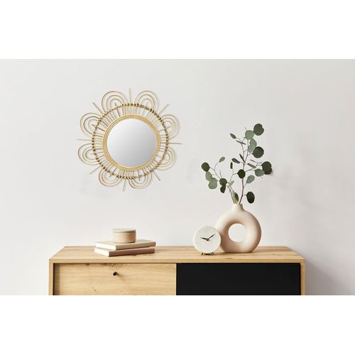 4063074539308 - Wandspiegel KAYOOM Rattan Spiegel Aina 325 Gr B H 51 cm x 51 cm Ø 51 cm beige (natur) Wandspiegel 4063074539308 - Wandspiegel KAYOOM Rattan Spiegel Aina 325 Gr B H 51 cm x 51 cm Ø 51 cm beige (natur) Wandspiegel