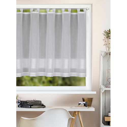 4005241833451 - Panneaux Saraya Gr 1 weiß B145cm H90cm Polyester Gardinen Fertigschal