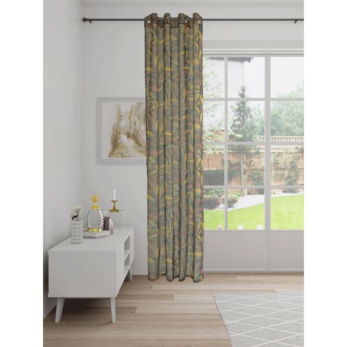 4043343679614 - Gardine Valdis Gr 1 orange (grau terra) B140cm H245cm Obermaterial 100% Polyester Gardinen Fertigschal