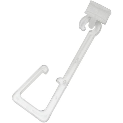 4003018379416 - Gardinenhaken Haken für Stoffösen mit Gleiter transparent 8 Stk SCHÖNER WOHNEN-KOLLEKTION Gardinenbefestigungen Serie Einzelprogramm Matteo rechteckig