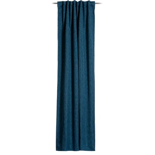 4021626043734 - Vorhang GÖZZE Gigolo - Schlaufenschal mit Multifunktionsband Gardinen Gr 245 cm Multifunktionsband 140 cm blau Schlafzimmergardinen Gardine HxB 245x140 Blackout Vorhang