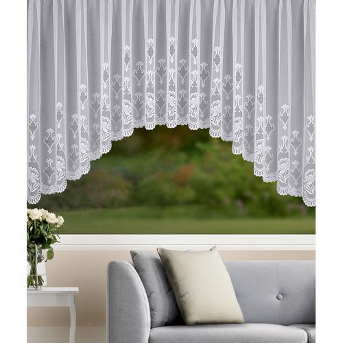 4005241833284 - Gardine Sophie Gr 1 weiß B300cm H145cm Polyester Gardinen Fertigschal