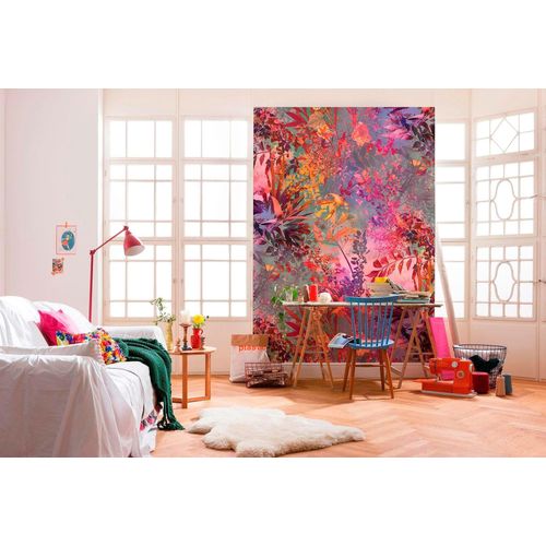 4036834042110 - KOMAR Fototapete Wild Garden Tapeten ausgezeichnet lichtbeständig Gr B L 184 m x 254 m Rollen 4 St bunt Fototapeten Blumen Tapeten